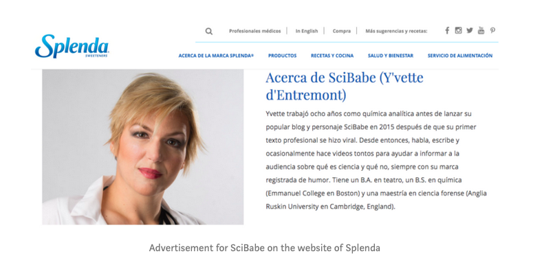 SciBabe Splenda sponsored interview