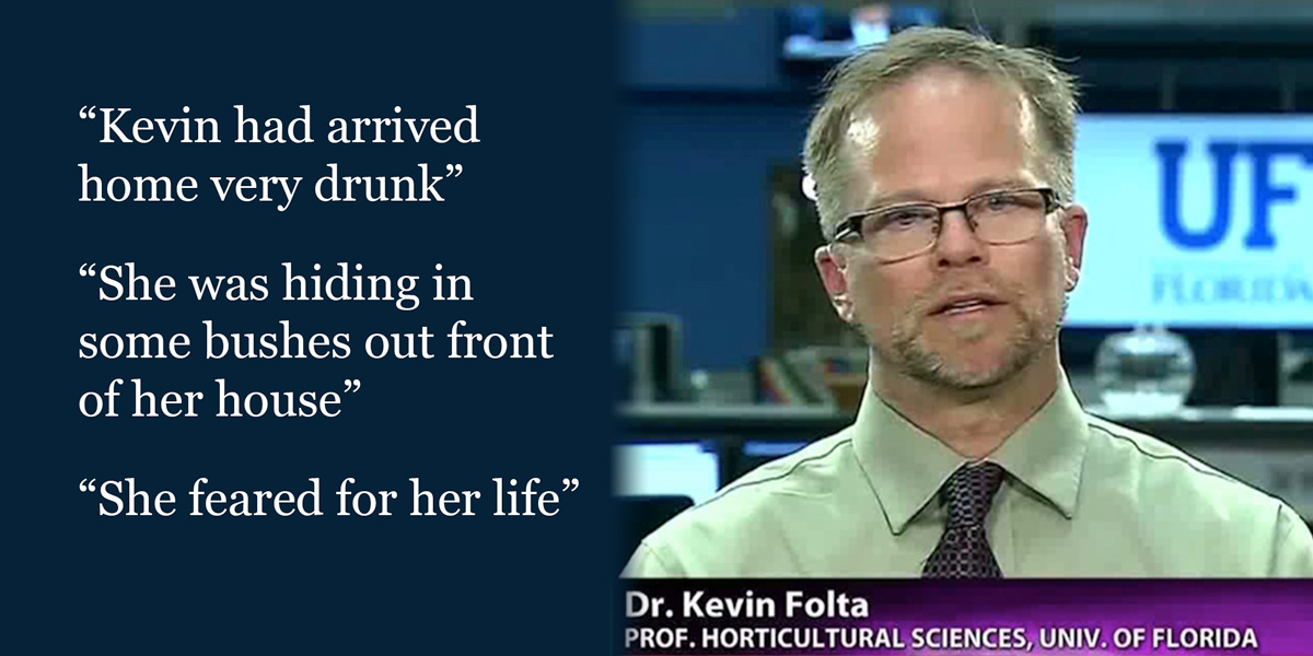Science communicator Kevin Folta - quotes about abuse