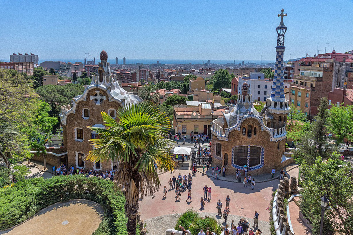 Barcelone Parc Guell Entrance