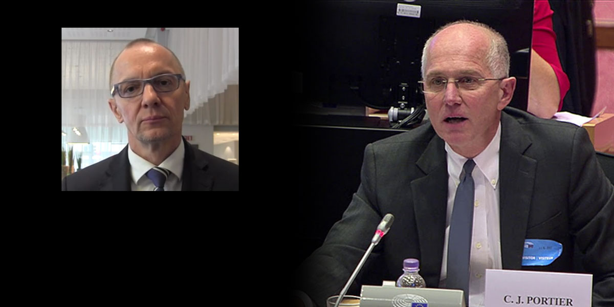 Bernhard Url, executive director European Food Safety Authority and Prof Chris Portier