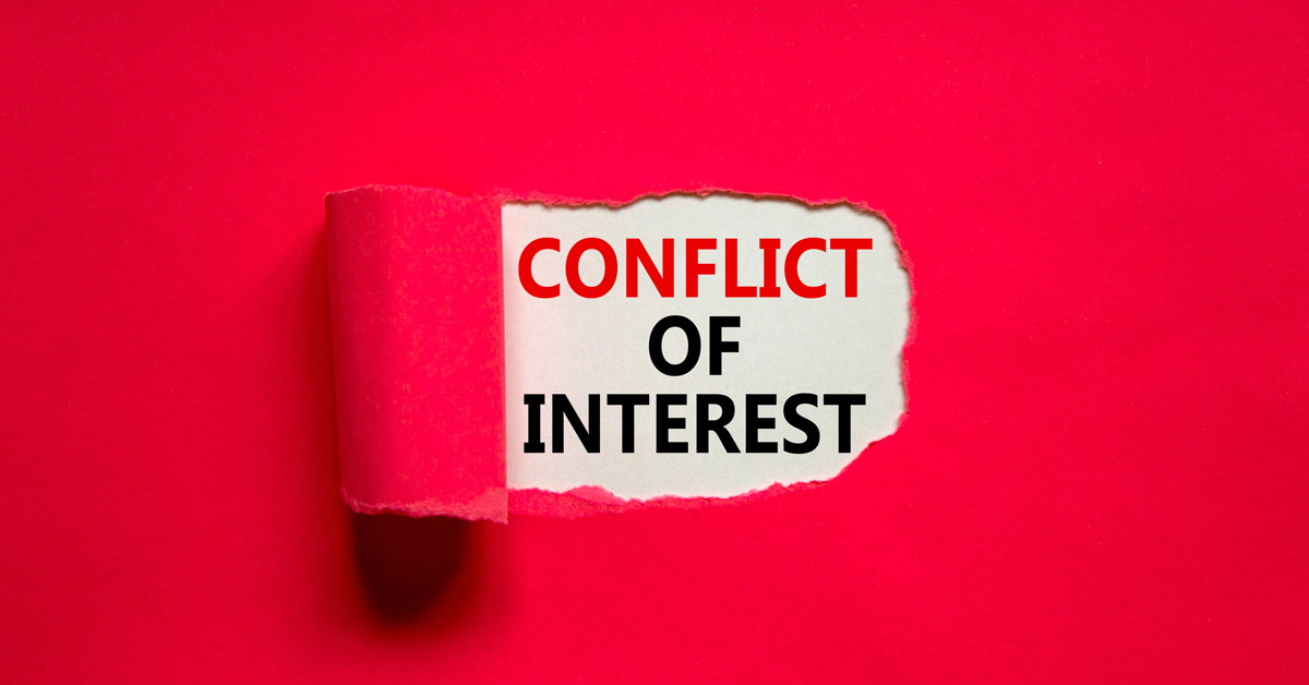 Conflict of interest symbol