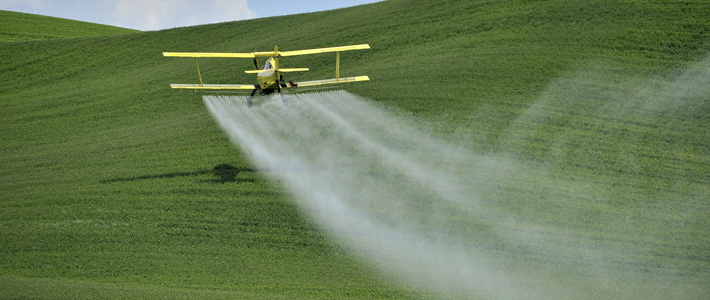 Crop Spraying Dow Chemical herbicide-resistant soybeans