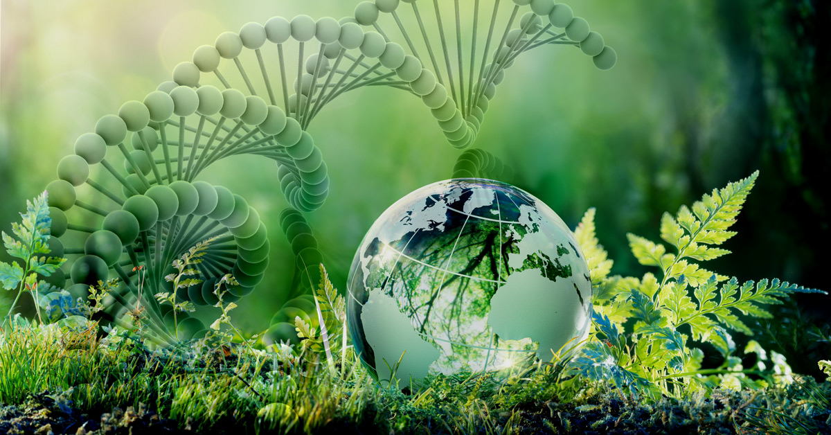 DNA molecule threatening the natural world