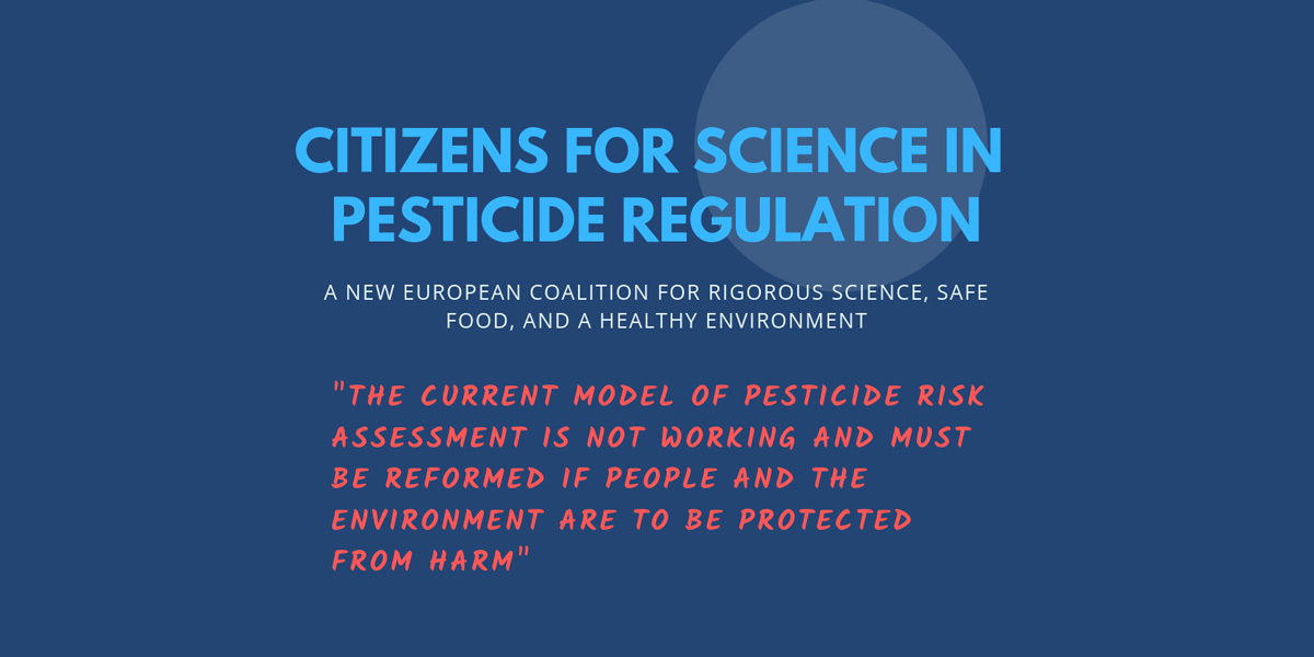 European coalition, Citizens for Science in Pesticide Regulation (CSPR)