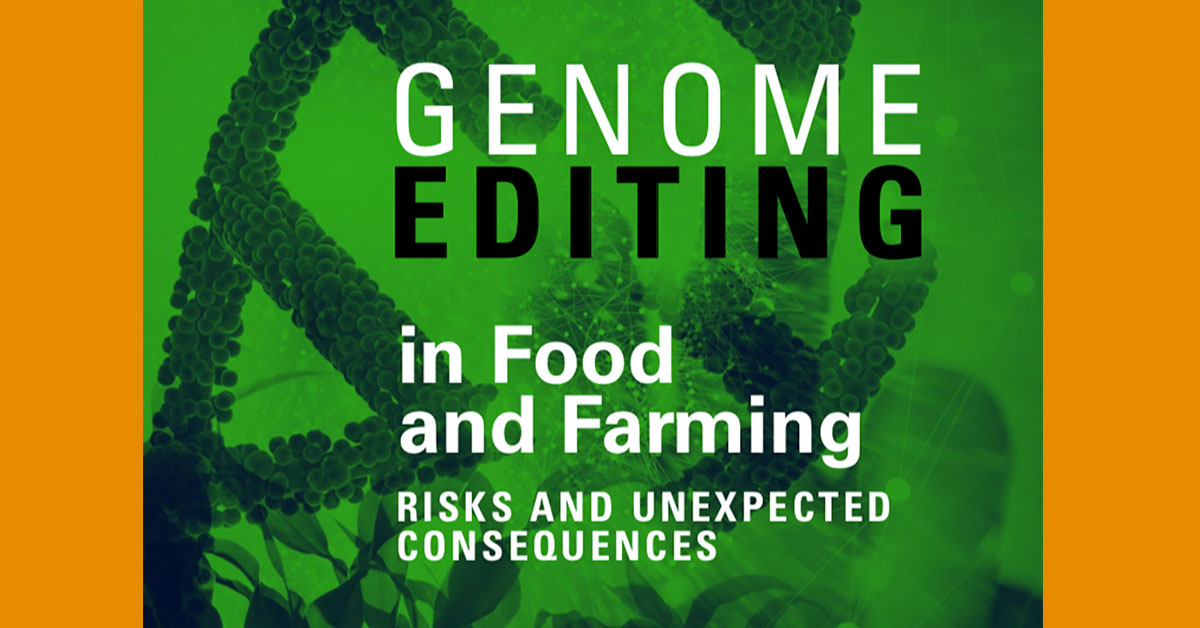 Genome Editing in Food and Farming