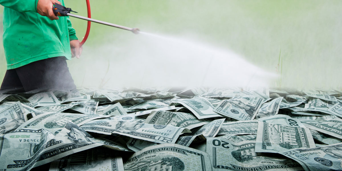 Glyphosate Spraying and Monsanto money