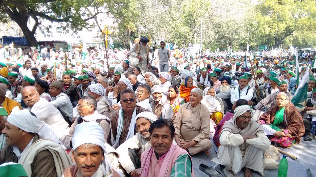 India - Farmers at anti-gmo demonstration