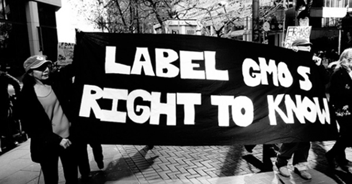  Label GMOs right to know protest