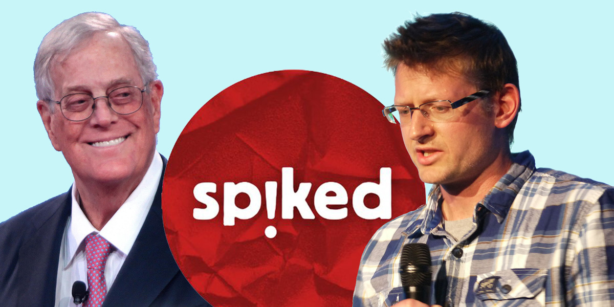 David Koch, Spiked logo, Mark Lynas