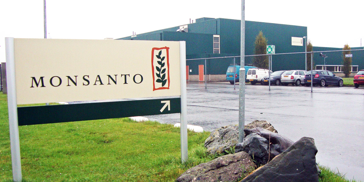 Monsanto sign