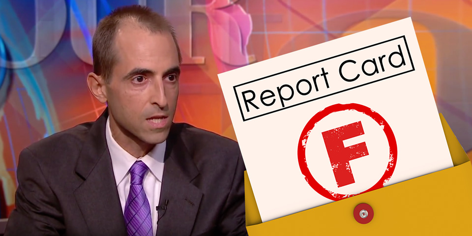 Slate magazine's William Saletan with Fail Report Card