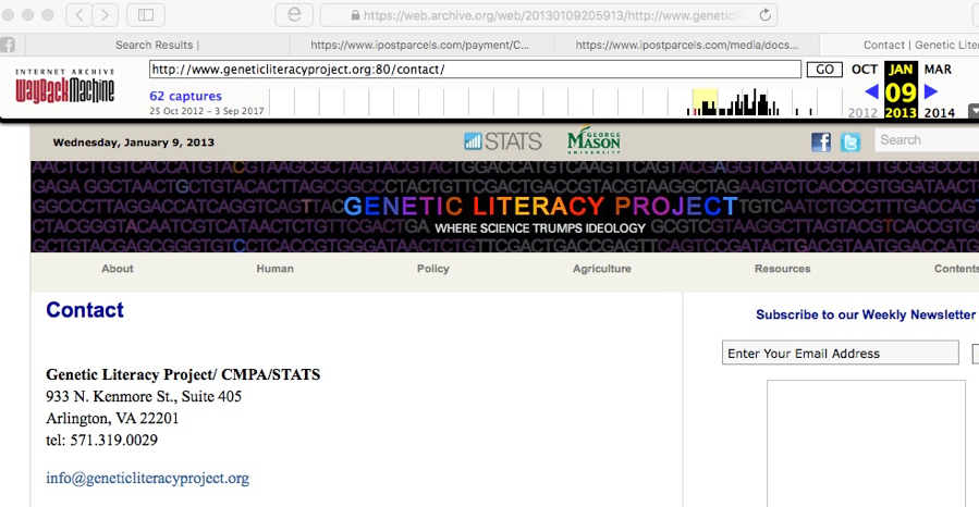 Genetic Literacy Project 2013 Archive