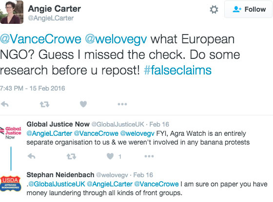 Tweet - Angie Carter response